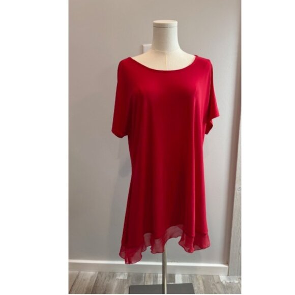 Cato Women’s Red Dress or Long Top XL - Picture 1 of 5